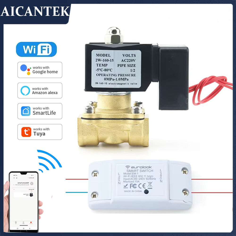 Smart Garden Instructions - AC220V Tuya WiFi Smart Magnetventil 1/2