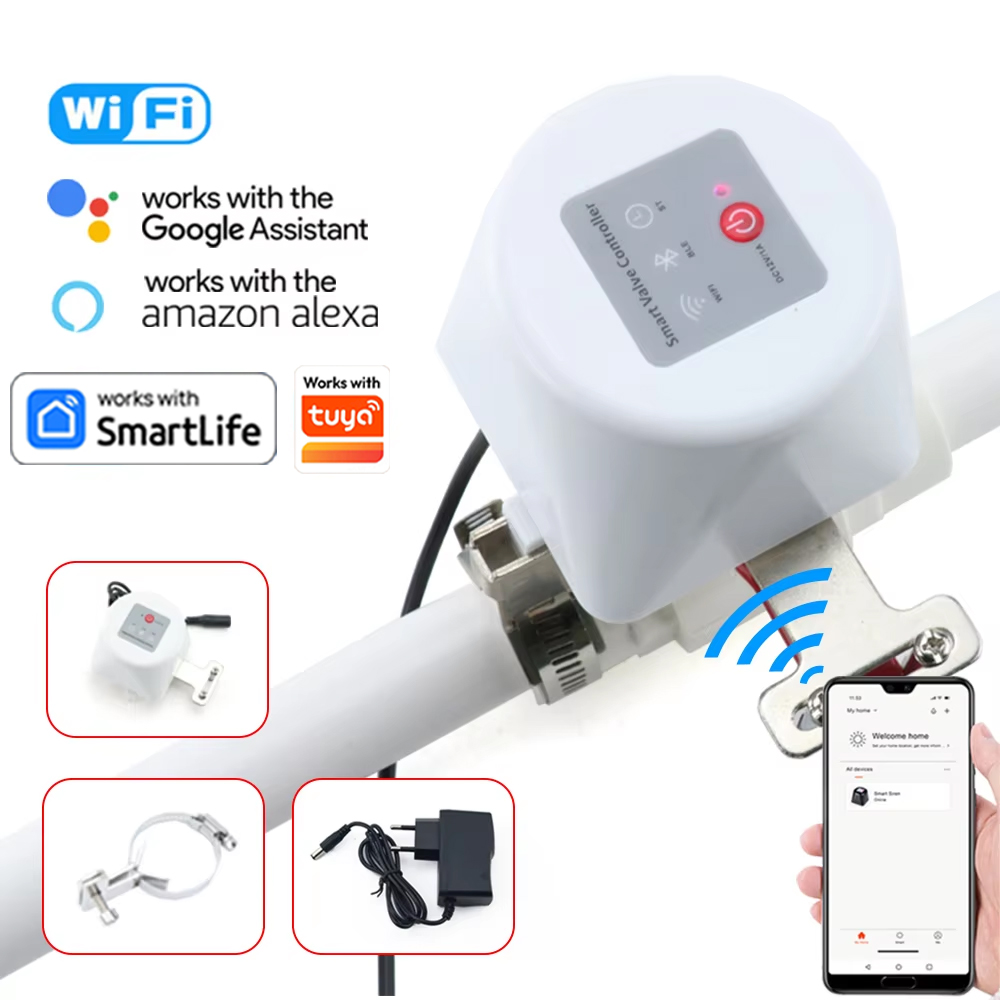 Smart Garden Instructions - WLAN-Wasserventil Gasabschaltventil Kugelventil Timer Garten-Smart-Wasserhahn-Controller Alexa