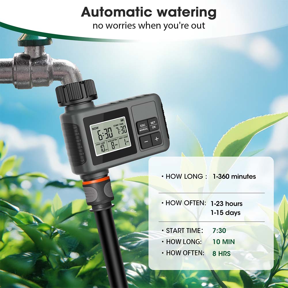 30-5 m Garten-LCD-Taste, Timer – Smart Garden Watering Can Bewertung und Preis