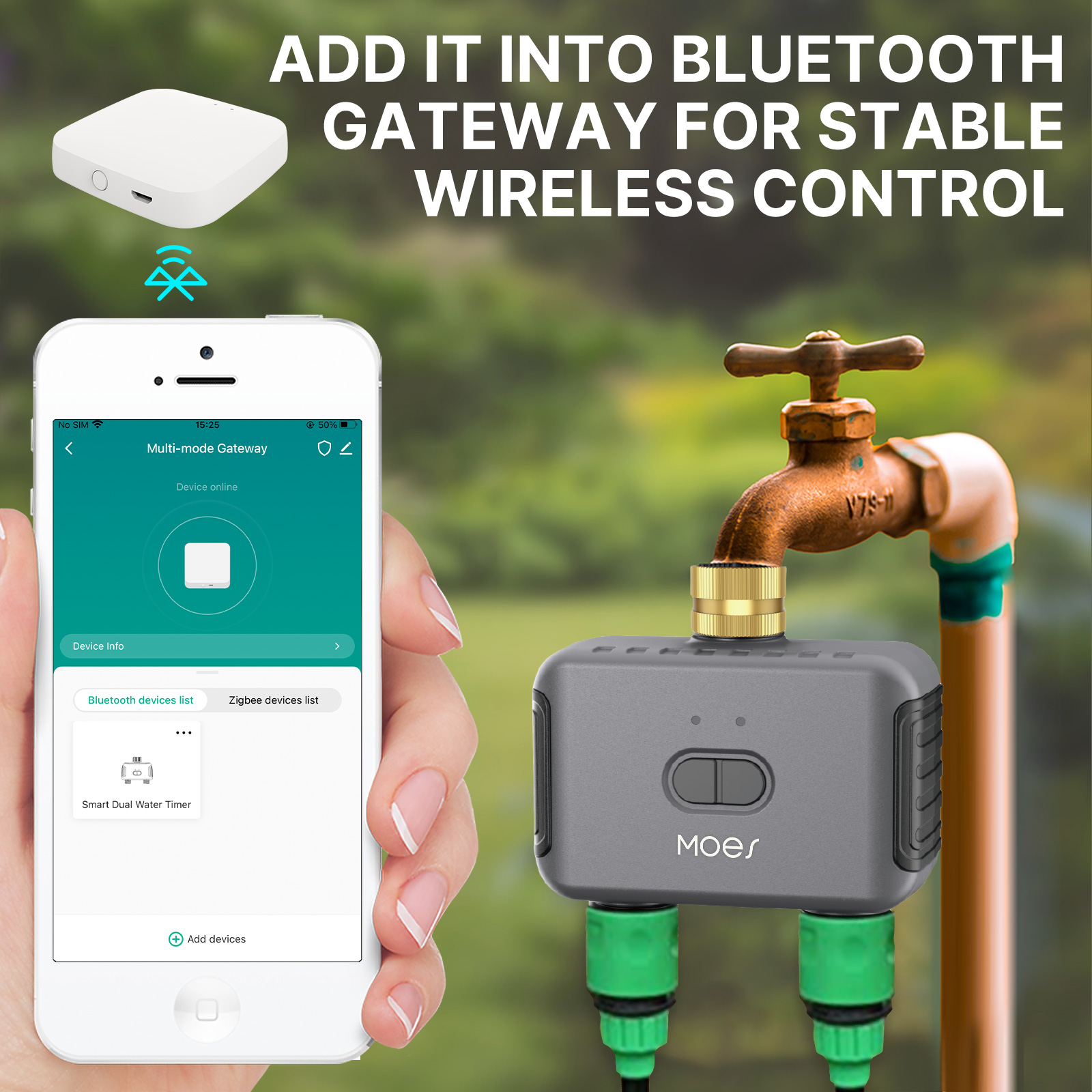 MOES Bluetooth Smart 2-Wege-Wa – Smart Zen Garden Bewertung und Preis