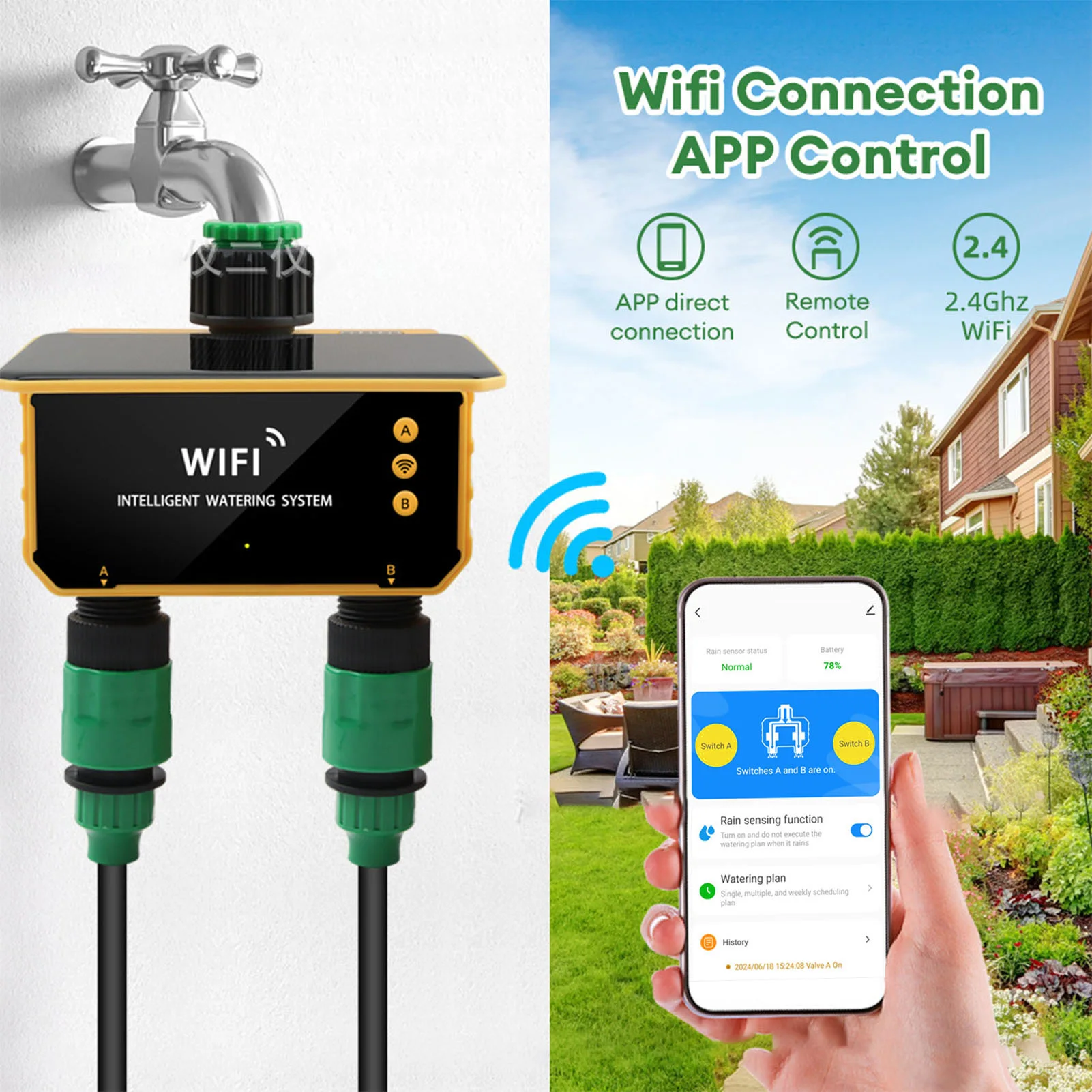 Solarbetriebener WLAN-Smart-Be – Smart Garden Watering Bewertung und Preis