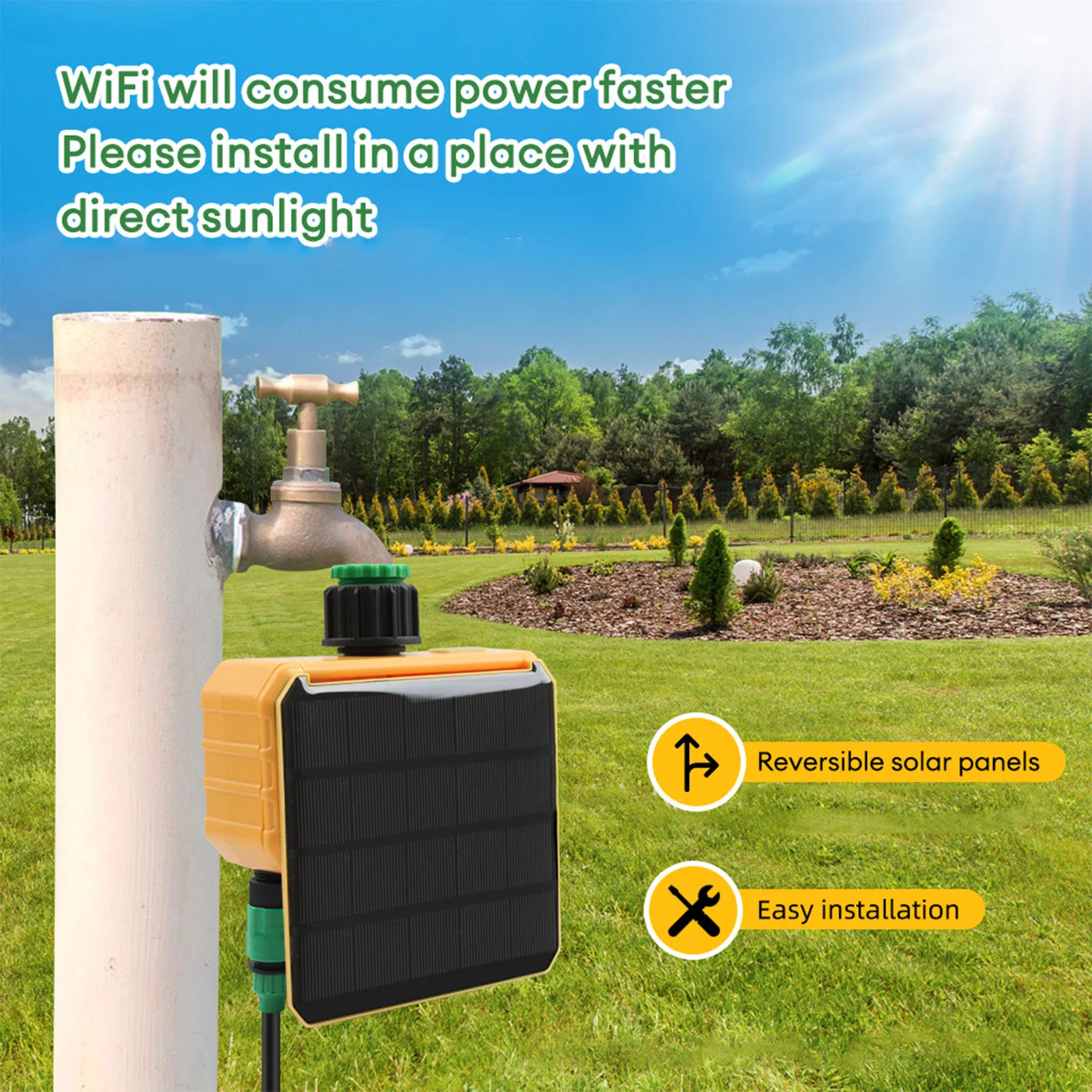 Solarbetriebener WLAN-Smart-Be – Smart Garden Watering Bewertung und Preis