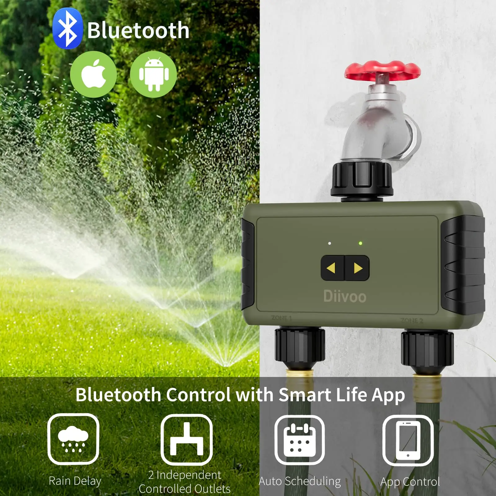 Diivoo Zeitgesteuerter Sprinkl – Smart Garden Watering Can Bewertung und Preis